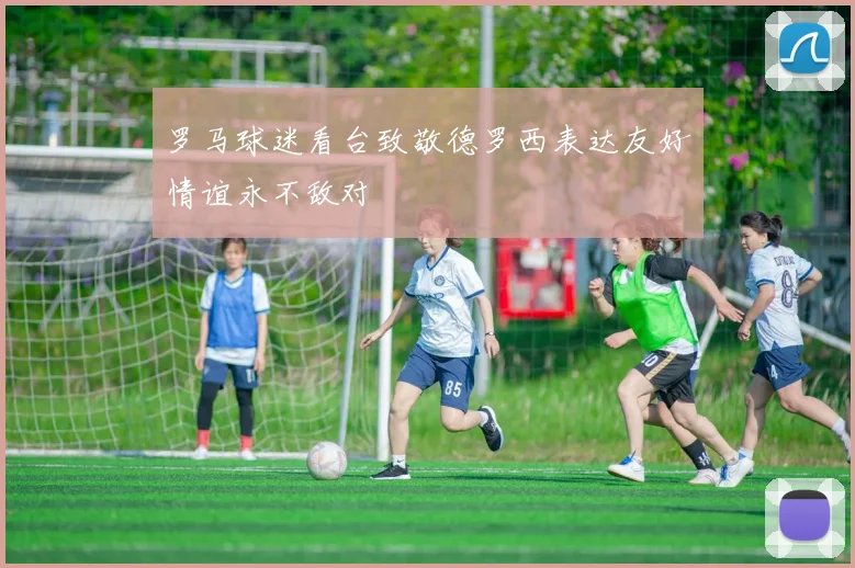 罗马球迷看台致敬德罗西表达友好情谊永不敌对