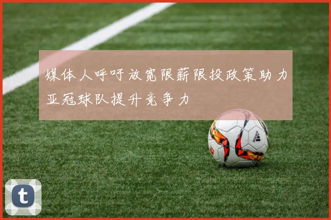 媒体人呼吁放宽限薪限投政策助力亚冠球队提升竞争力
